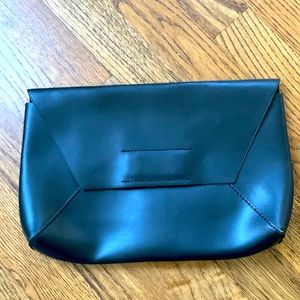 J. Crew leather envelope clutch bag